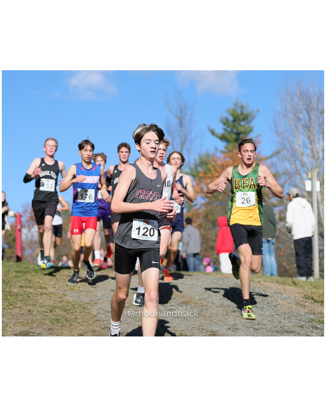 Vincent Landberg, Freeport High School, P187, 18:51.87 - New England Cross Country State Championship - Thetford Vt - November 8, 2025 File: ./dir-2-Boys-Championship/251108-2025-New England-Cross-Country-Championships-Thetford-VT-536-296A9015.jpg Vincent Landberg, Freeport High School, P187, 18:51.87 - New England Cross Country State Championship - Thetford Vt - November 8, 2025 – 20…